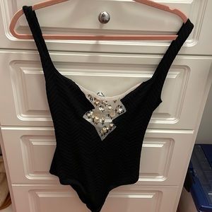 Chanel Black Bathing Suit/Bodysuit Size 38 - see pictures/description for detail
